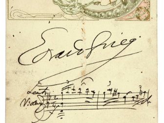 Grieg set works AQA A Level Music