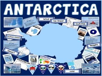 ANTARCTICA TEACHING RESOURCES - GEOGRAPHY, DISPLAY, INFO, WORLD, CONTINENT