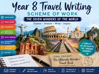 KS3 Travel Writing Complete Scheme of Work