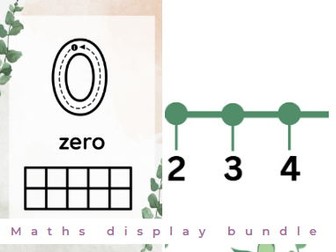 0-20 Maths Display Bundle