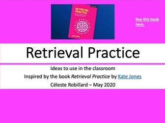 Retrieval Practice activities