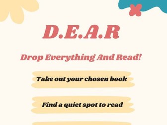 Drop Everything and Read Poster