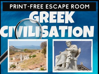 Greek Civilisation - Classics Escape Room