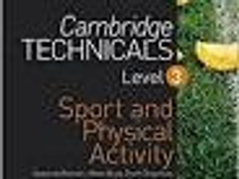 OCR Level 3 Sport Cambridge Technical - Unit 17