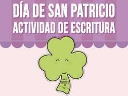 Día de San Patricio - Actividad de Escritura