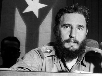 Dictadores latinoamericanos . Fidel Castro. 17 min of original adapted audio,transcript and exercise