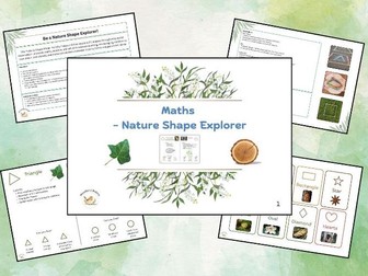 Maths - Nature Shape Explorer Activity