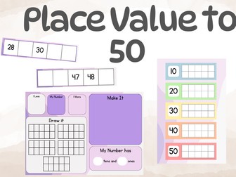 Place Value to 50 Activities