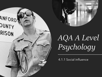 AQA A Level Psychology Social Influence