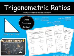 Trigonometric Ratios Activities Bundle Teaching Resources