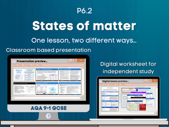 States of matter (Physics) Lesson bundle
