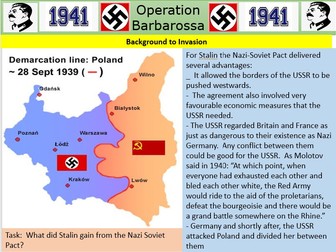 Background to Operation Barbarossa and brief overview of Great Patriotic War
