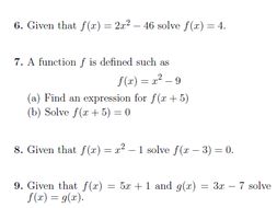 9 GCSE/IGCSE Math worksheets (with solutions)