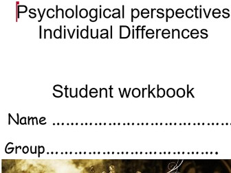 Psychological Perspectives Btec Level 3 treatment workbook