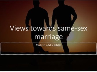 Religious views towards same-sex relationships - RS GCSE
