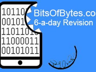 GCSE / IGCSE Computer Science 6 A Day Revision Questions (14 Days)
