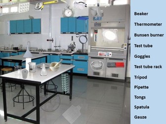 Lab equipment - interactive game power point