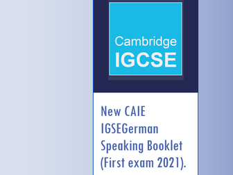 IGCSE German speaking exam practice (2021)