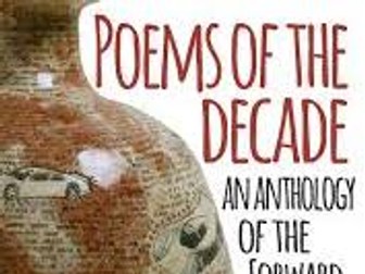 IAL Edexcel Unit 1 Post-2000 poetry  - Poems of the Decade: SOW