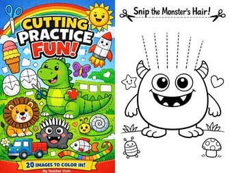 Scissor Skills Worksheets for Preschool