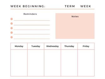 TEACHER PLANNER / ACADEMIC DIARY 2023-2024 UK