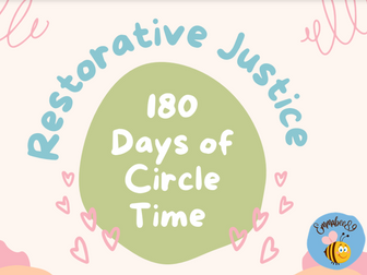 180 Circle Time Talking Points | Restorative Justice