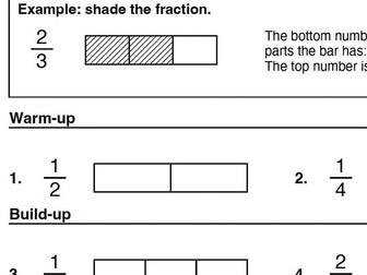 Maths Made Easy: Fractions Worksheets, 10 Sheets + Answers