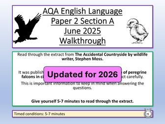 AQA English Language Paper 2 June 2025