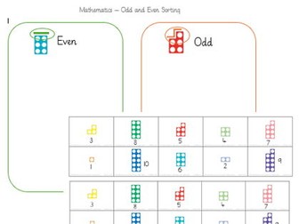 Odd and Even Sorting - Numicon