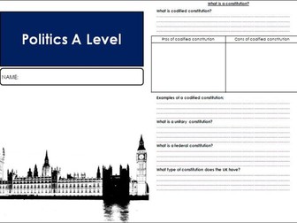 Edexcel Government and Politics: Governing the UK