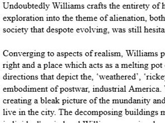 Alienation Essay Streetcar