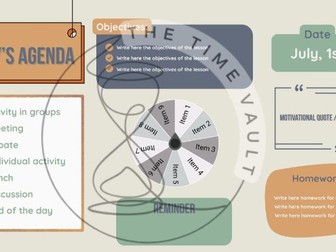 Daily Agenda slides (editable templates!)