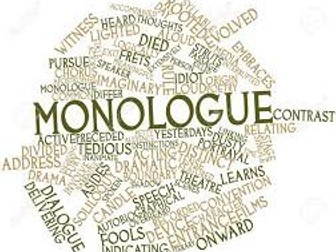 How to write and stage a monologue - stimulus: fear; GCSE Drama worksheets