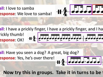Samba: Lesson 1 (KS2 or KS3)