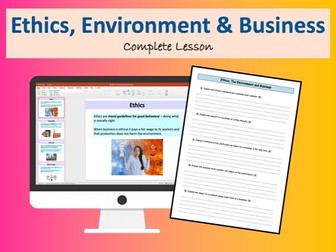 Ethics, Environment & Business - GCSE (9-1) Business