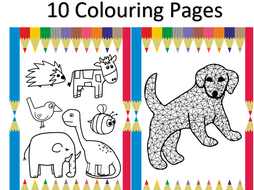 10 Colouring Pages for Nursery Children | Teaching Resources