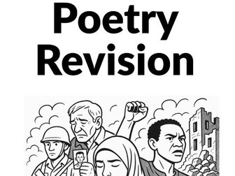 Edexcel Conflict Poetry revision booklet
