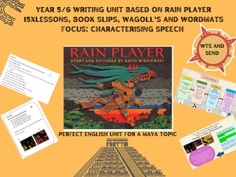The Rain Player by David Wisniewski Maya Linked English Unit For Year 5/6