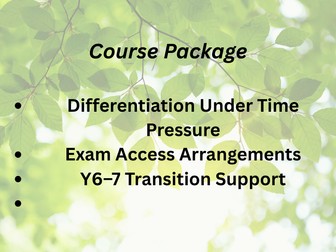 SEND, Access & Transition - CPD Bundle | 3 Courses for SENCos & Inclusive Classrooms