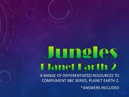 Planet Earth 2 : Jungles : Activity pack