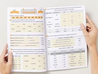Present tense worksheet and answers - Pupil led - Ideal for cover lessons