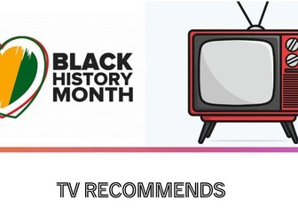 Black History Month TV/Netflix display