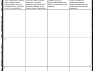 The Ultimate One-Pager Essay Planning Sheet