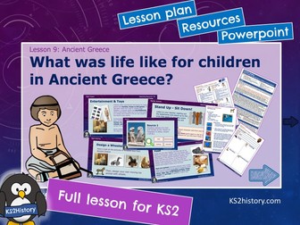 Children in Ancient Greece (Lesson for KS2)