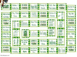 Goodbyes and Responses Animated Board Game