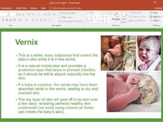 Child Development R057 Topic Area 3: Postnatal checks, postnatal care and the conditions for develop