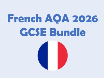 2026 French AQA Module 6 BUNDLE