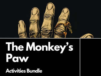 The Monkey's Paw Teaching Resources and Activities Bundle