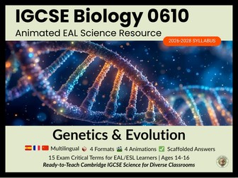 IGCSE Biology 0610 Genetics & Evolution