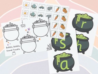 Halloween - Phonics Initial Sound Sorting